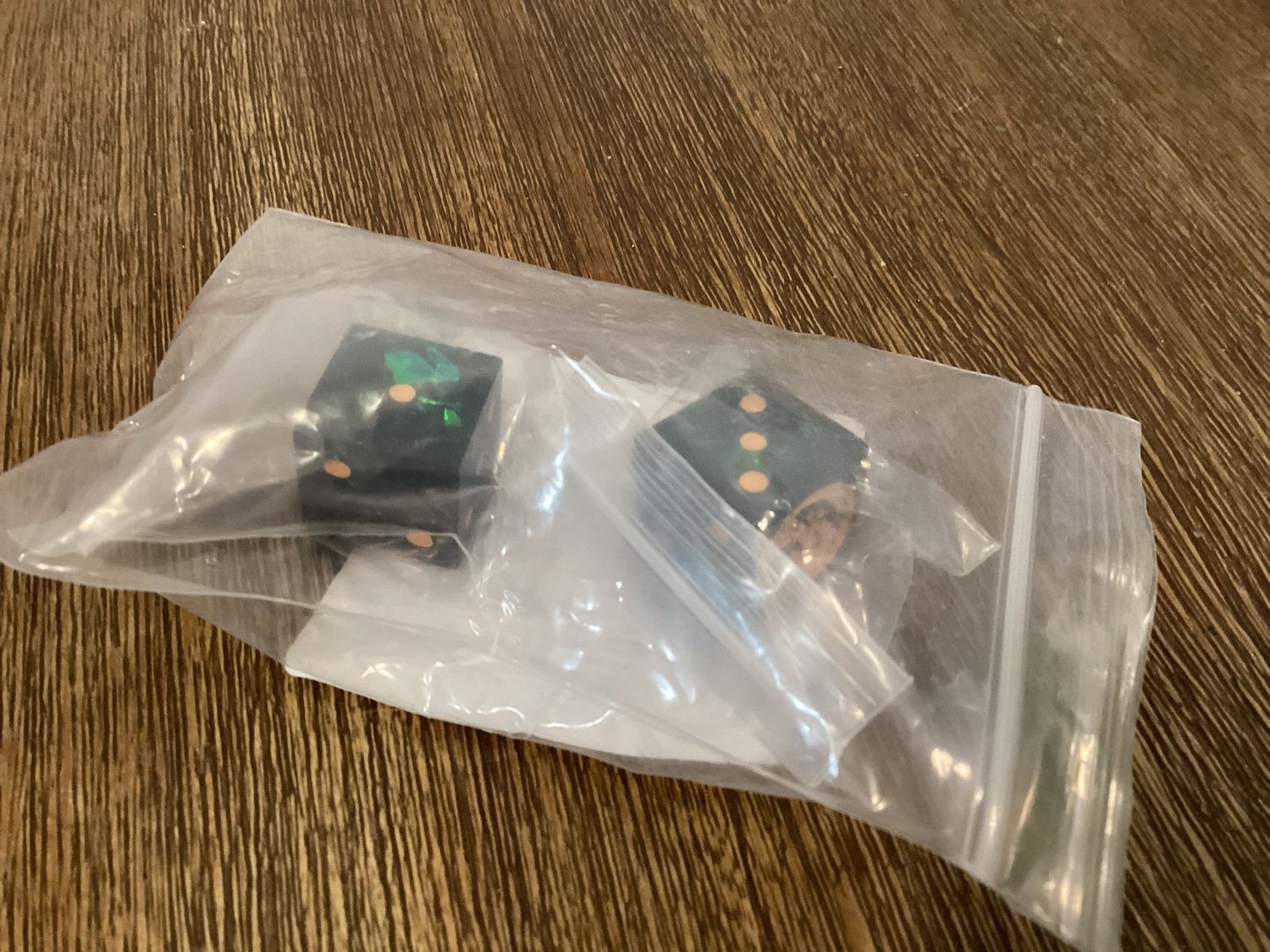 Laser Etched Clan Burrock Dice Pair