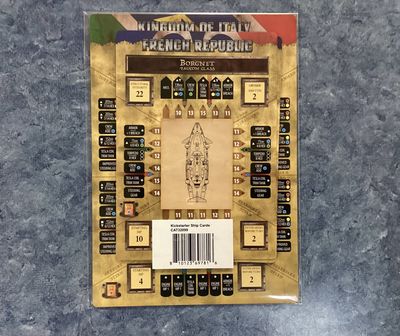 Leviathans The Great War Kickstarter French Republic Ships Cards