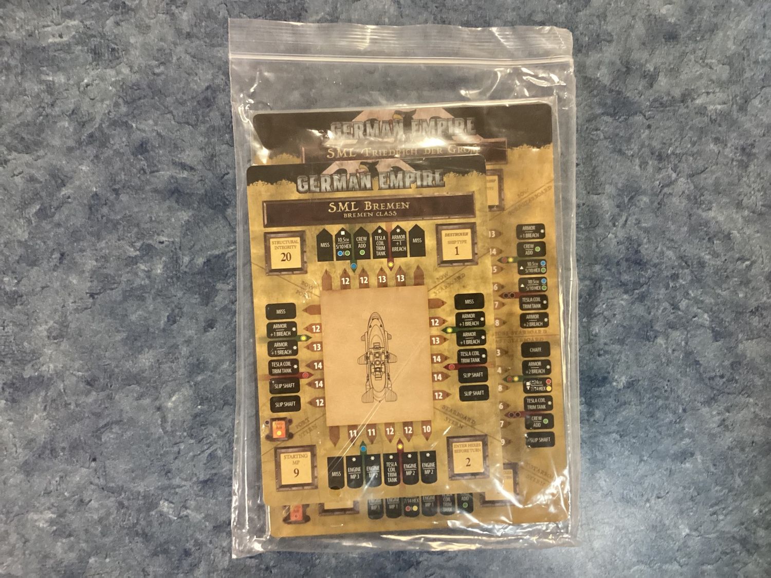 Leviathans The Great War German Empire Ships Cards