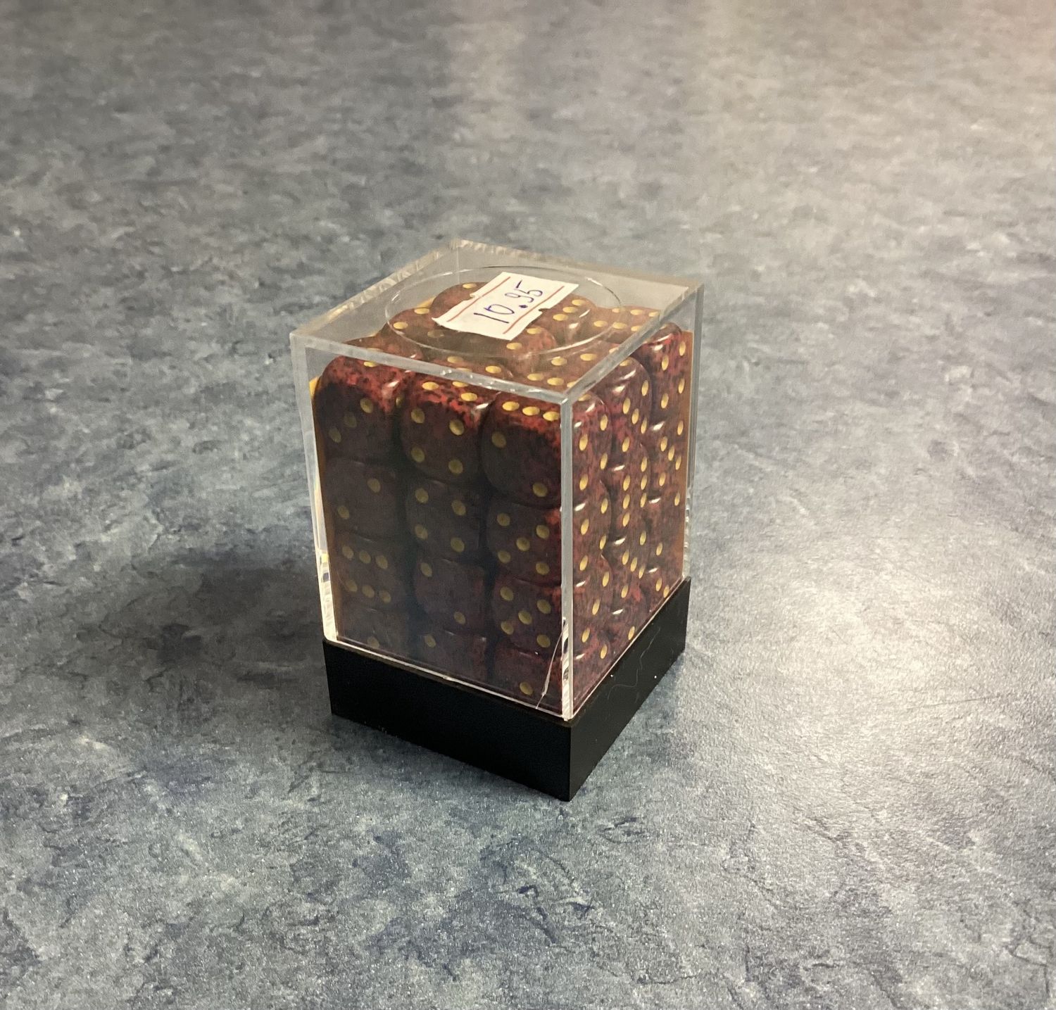 Chessex D6 Dice 12mm Speckled Mercury Dice