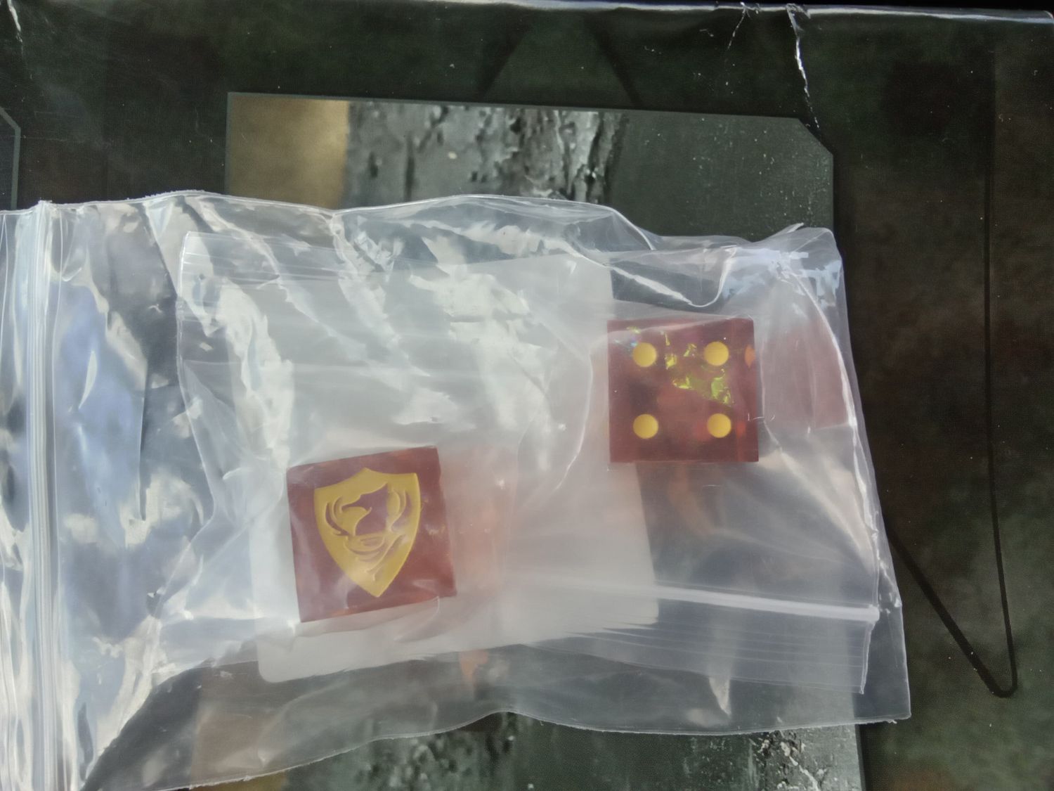 Laser Etched House Arano Dice Pair