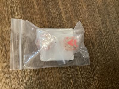 Laser Etched Chevron House Davion Dice Pair