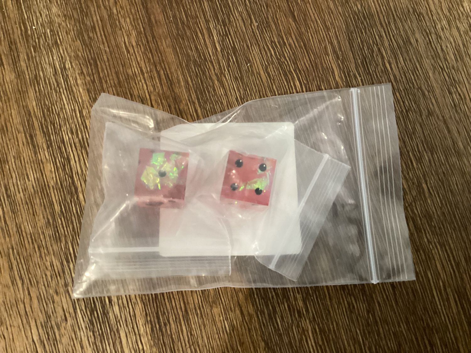 Laser Etched House Ricol Dice Pair