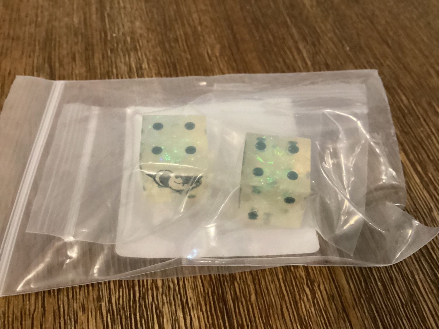 Laser Etched Clan Mongoose Dice Pair