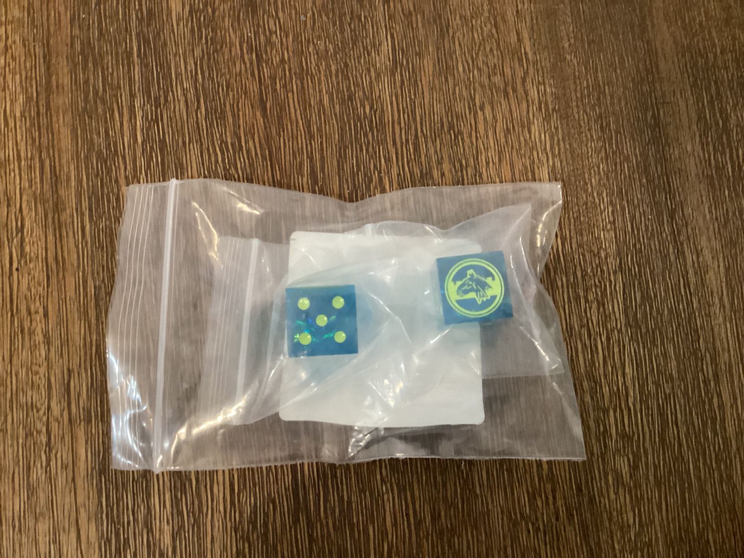 Laser Etched St. Ives Compact Dice Pair