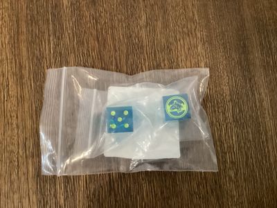 Laser Etched St. Ives Compact Dice Pair