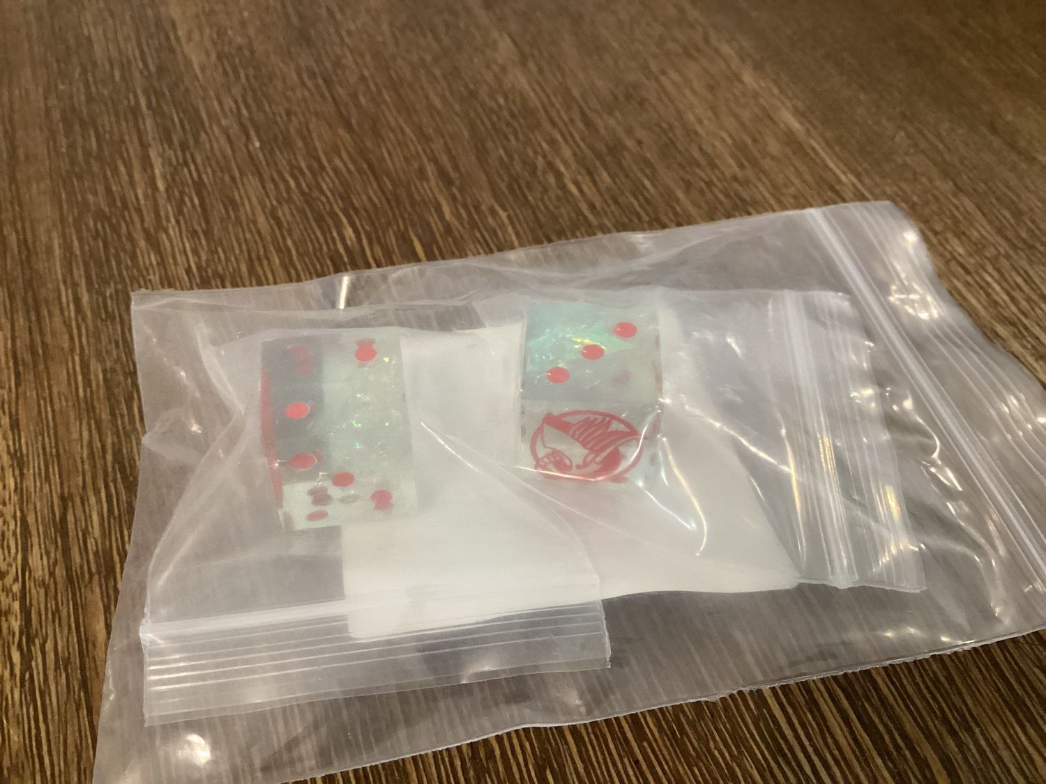 Laser Etched Clan Ice Hellion Dice Pair