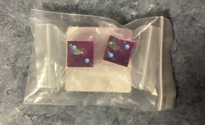 Laser Etched Chevron House Marik Dice Pair 18mm