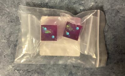 Laser Etched Chevron House Marik Dice Pair 18mm