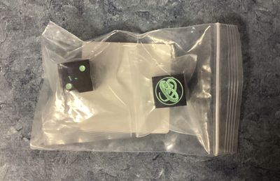 Laser Etched Cloud Cobra Dice Pair