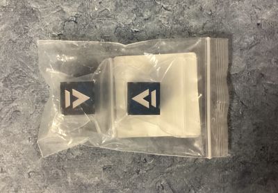 Laser Etched Chevron House Steiner Dice Pair