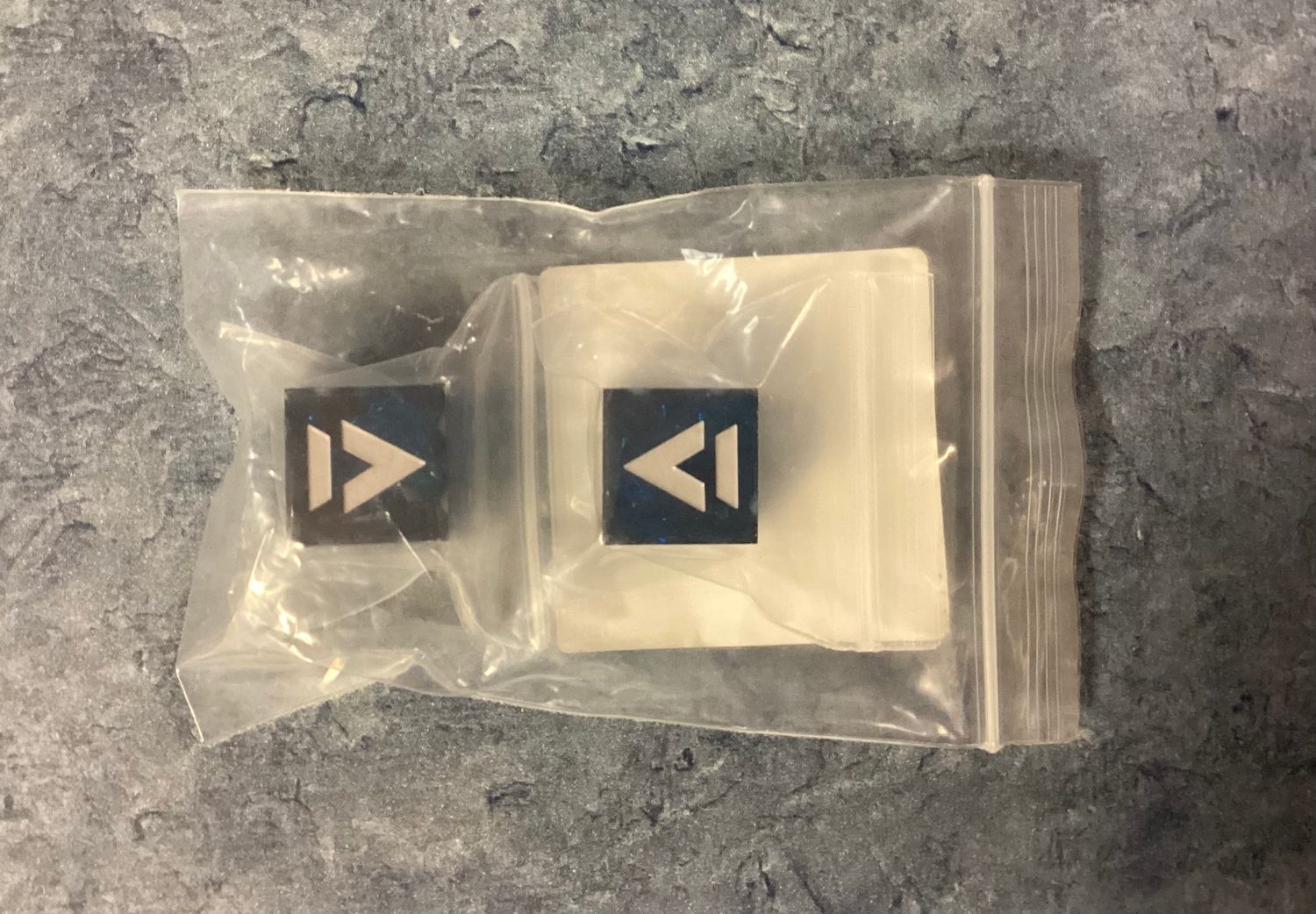 Laser Etched Chevron House Steiner Dice Pair