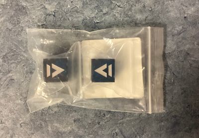 Laser Etched Chevron House Steiner Dice Pair