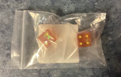 Laser Etched Illician Dice Pair