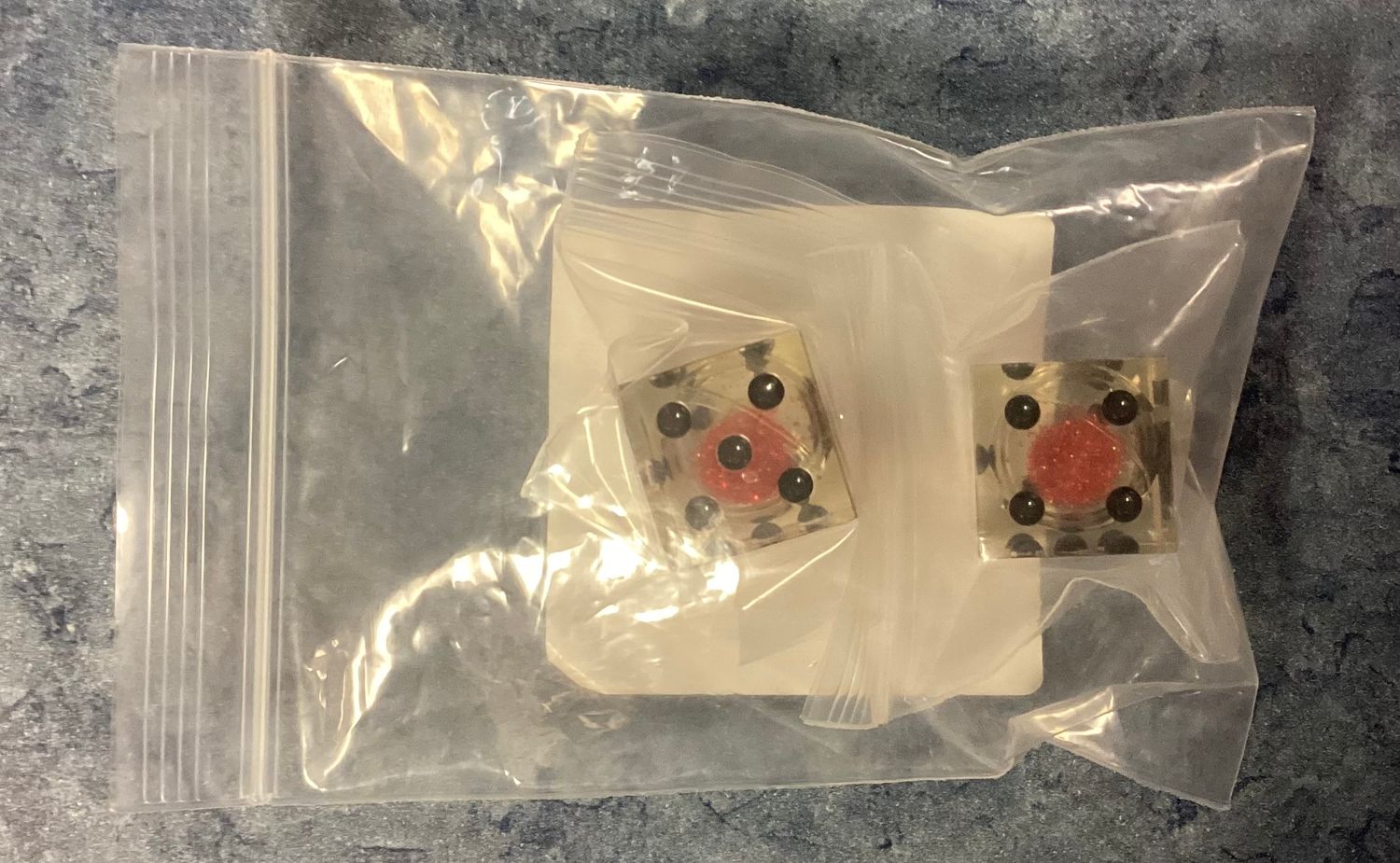 Liquid Battletech Chevron House Kurita  Dice Pair 18mm