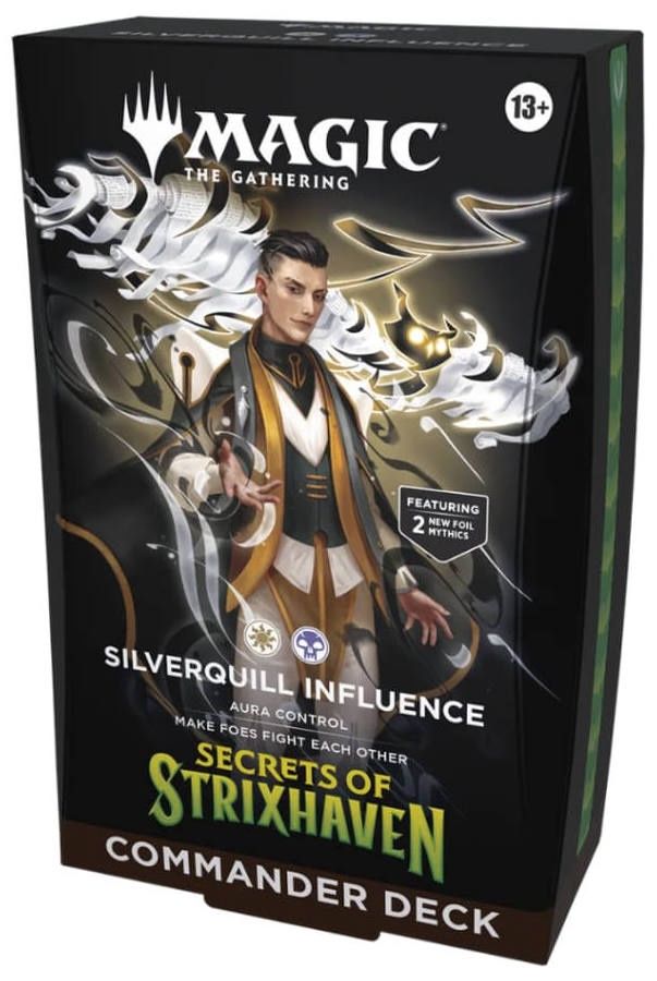 MTG Secrets of Strixhaven Commander Deck Silverquill Influence