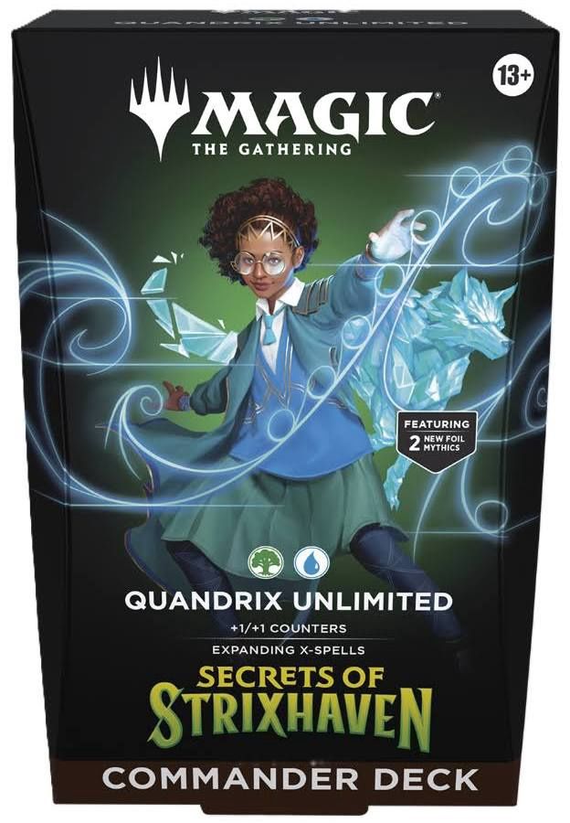 MTG Secrets of Strixhaven Commander Deck Quandrix Unlimited