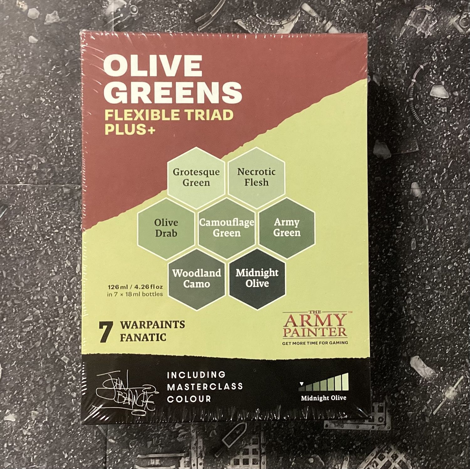 Flexible Triad Olive Greens