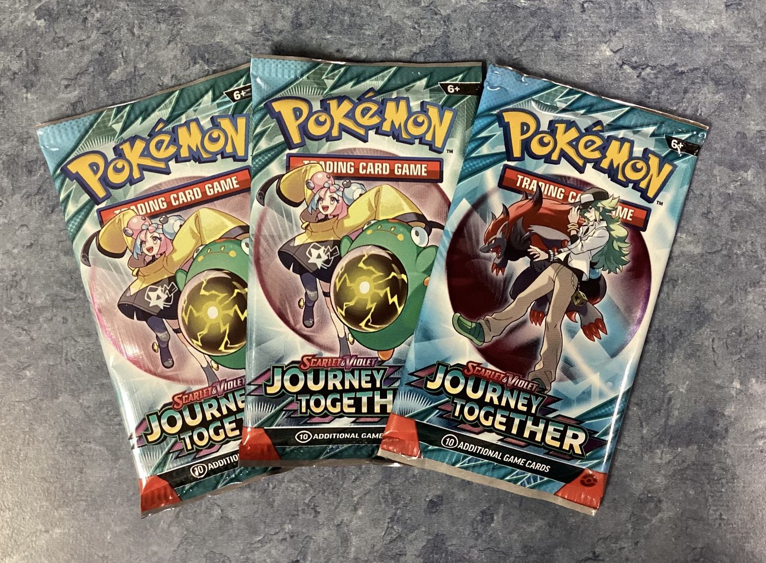 Pokémon TCG Journey Together Booster Packs
