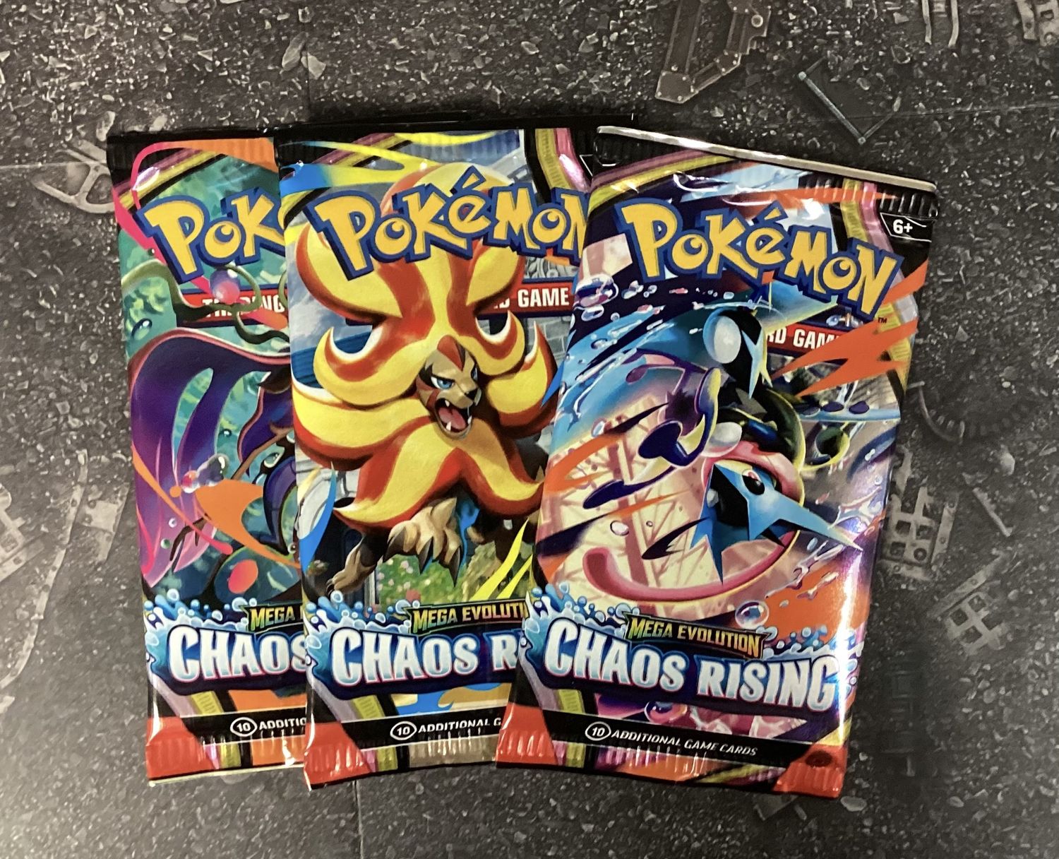 Pokemon TCG Mega Evolution Chaos Rising Boosters