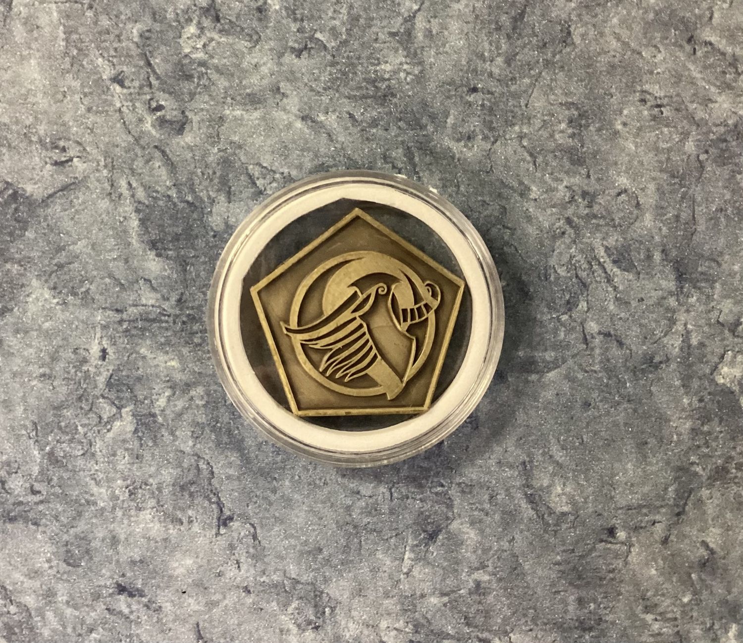 Clan Ice Hellion Challenge Coin Brass Series