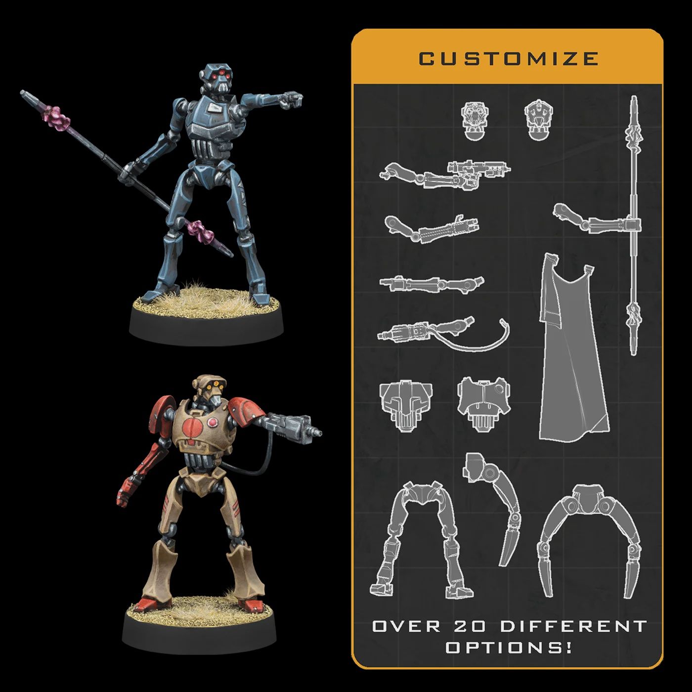 Star Wars Legion Customizable Super Tactical Command Droid