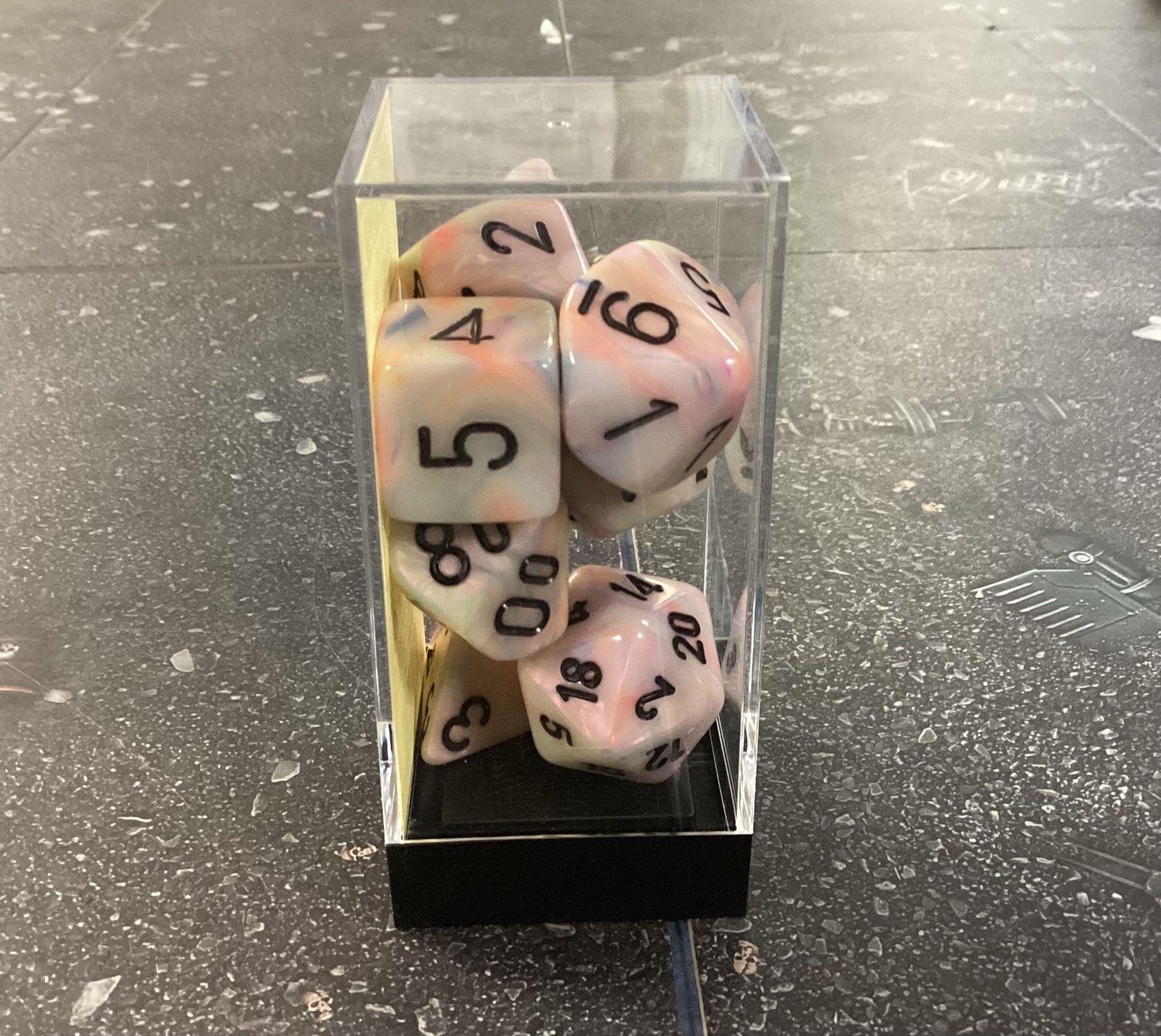 Chessex Festive Circus/Black Mega-hedral 7-Die S