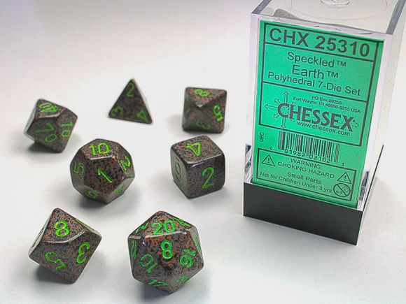Chessex Speckled Earth Polyhedral 7-Die Set