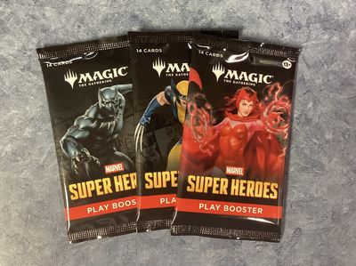 MTG Marvel Super Heroes Play Boosters