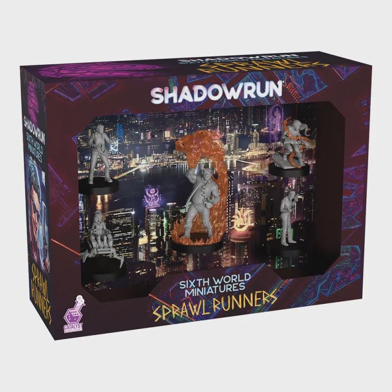 Shadowrun Sixth World Sprawl Runners Miniatures