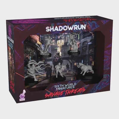 Shadowrun Sixth World Savage Threats Miniatures