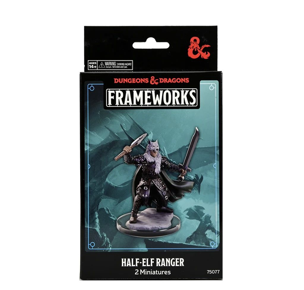 Dungeons &amp; Dragons Frameworks Half-Elf Ranger 2 Miniatures