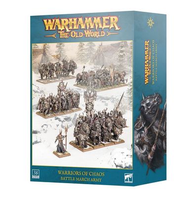 The Old World Warriors of Chaos Battle March Army