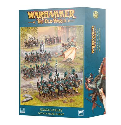 The Old World Armies of Grand Cathay Battle March Army