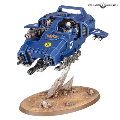 Space Marines Land Speeder