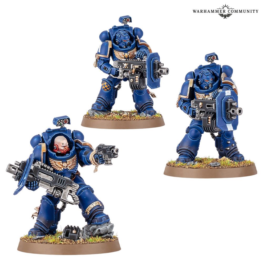Space Marines Eradicators with Heavy Bolters