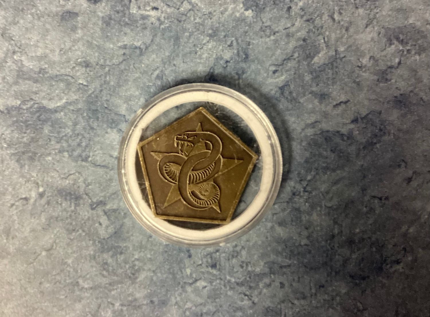 Battletech Clan Star Adder Challenge Double-sided Coin Original Brass Series
