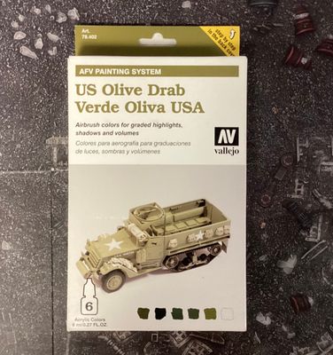 Vallejo AFV Armour Set  US Army Olive Drab