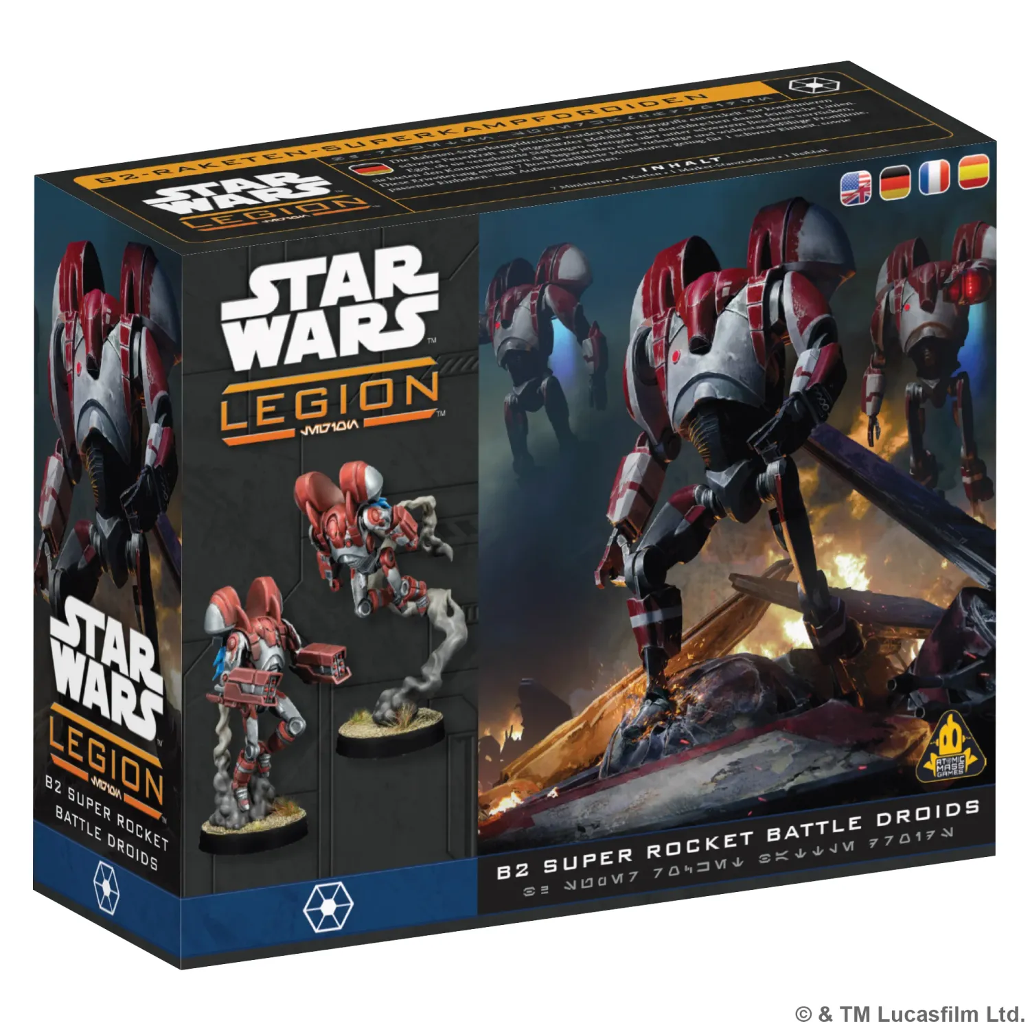 Star Wars Legion  B2 Super Rocket Battle Droids