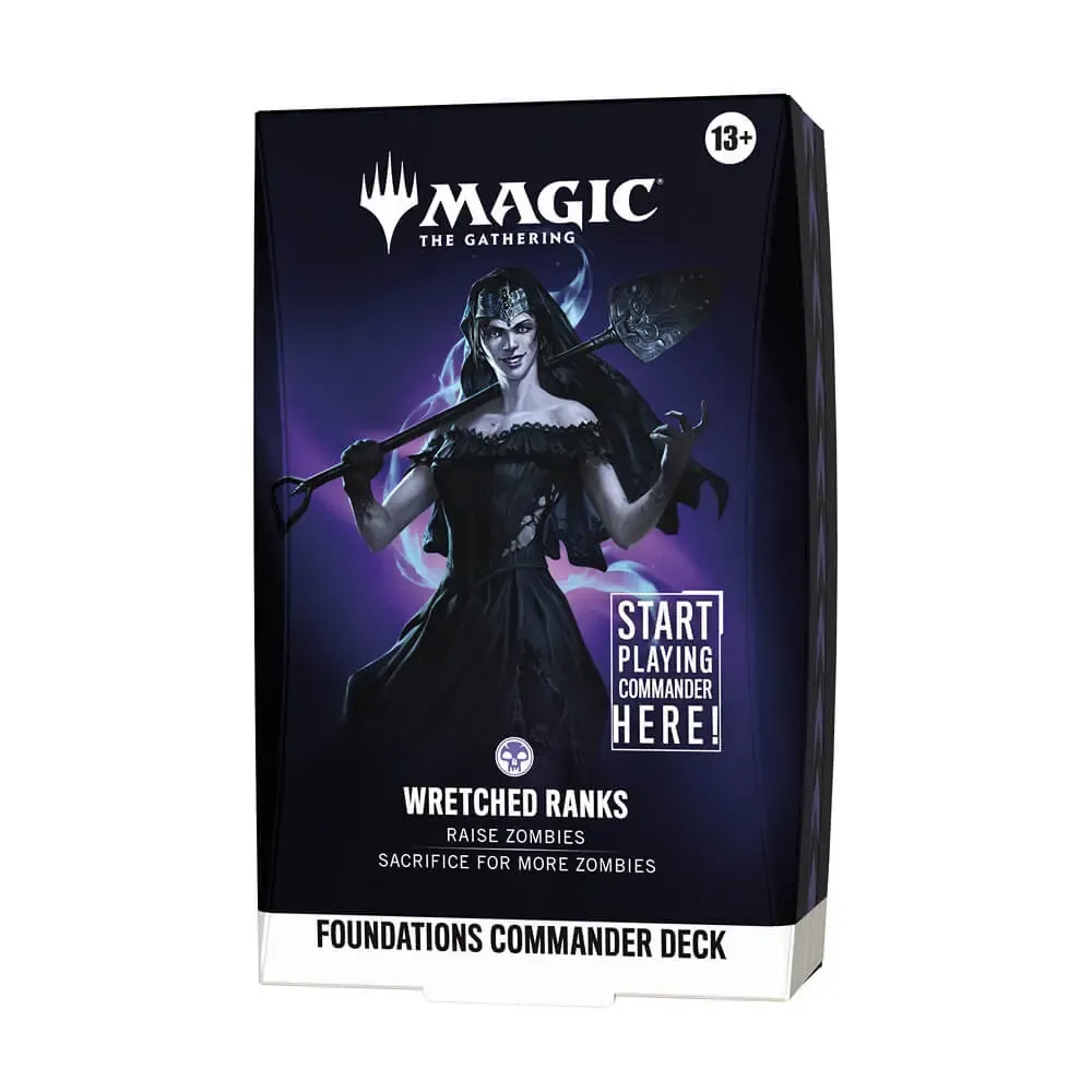 Magic The Gathering Wretched Ranks Foundations Commander Deck