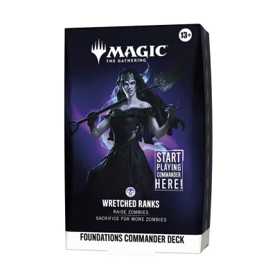 Magic The Gathering Wretched Ranks Foundations Commander Deck