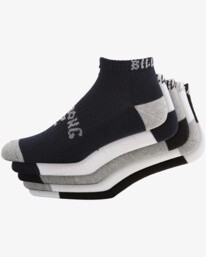 BILLABONG| BOYS ANKLE SOCKS 5PK STD, Colour: MULTI