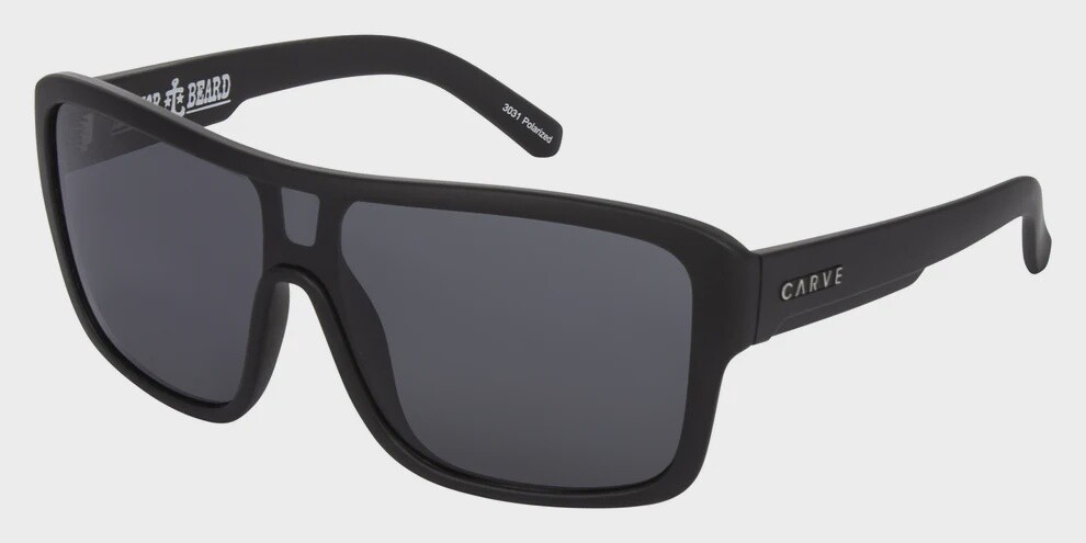 CARVE| ANCHOR BEARD - MATT BLACK POLARIZED
