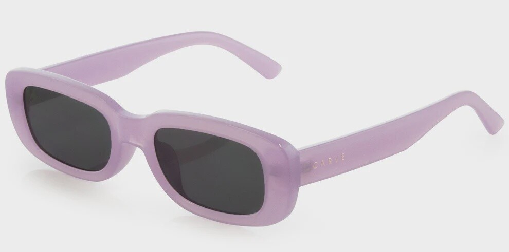 CARVE| LIZZY GLOSS TRANSLUCENT LILAC GREY LENS, Colour: PINK/GREY
