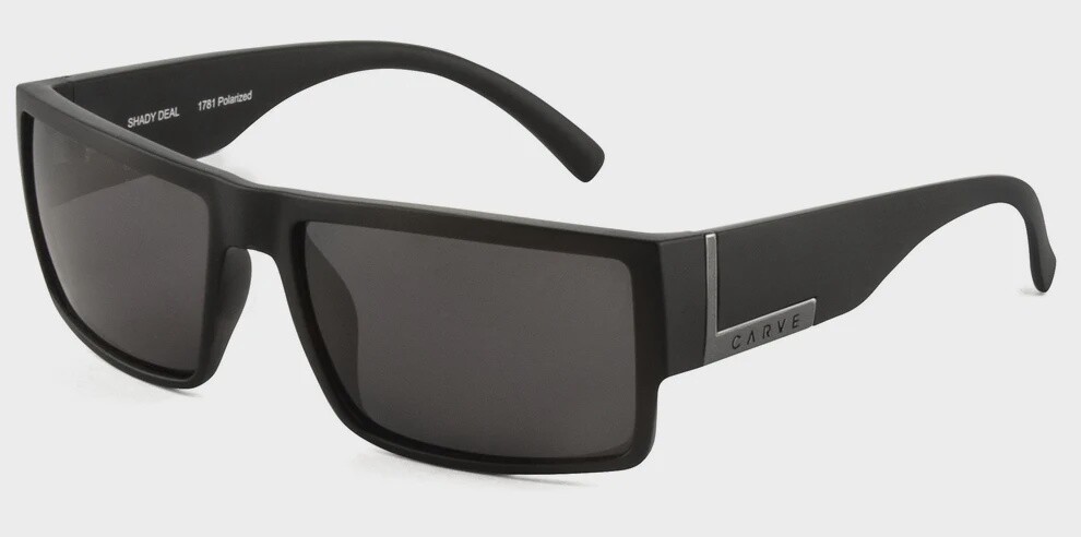 CARVE| SHADY DEAL MATT BLACK POLARIZED
