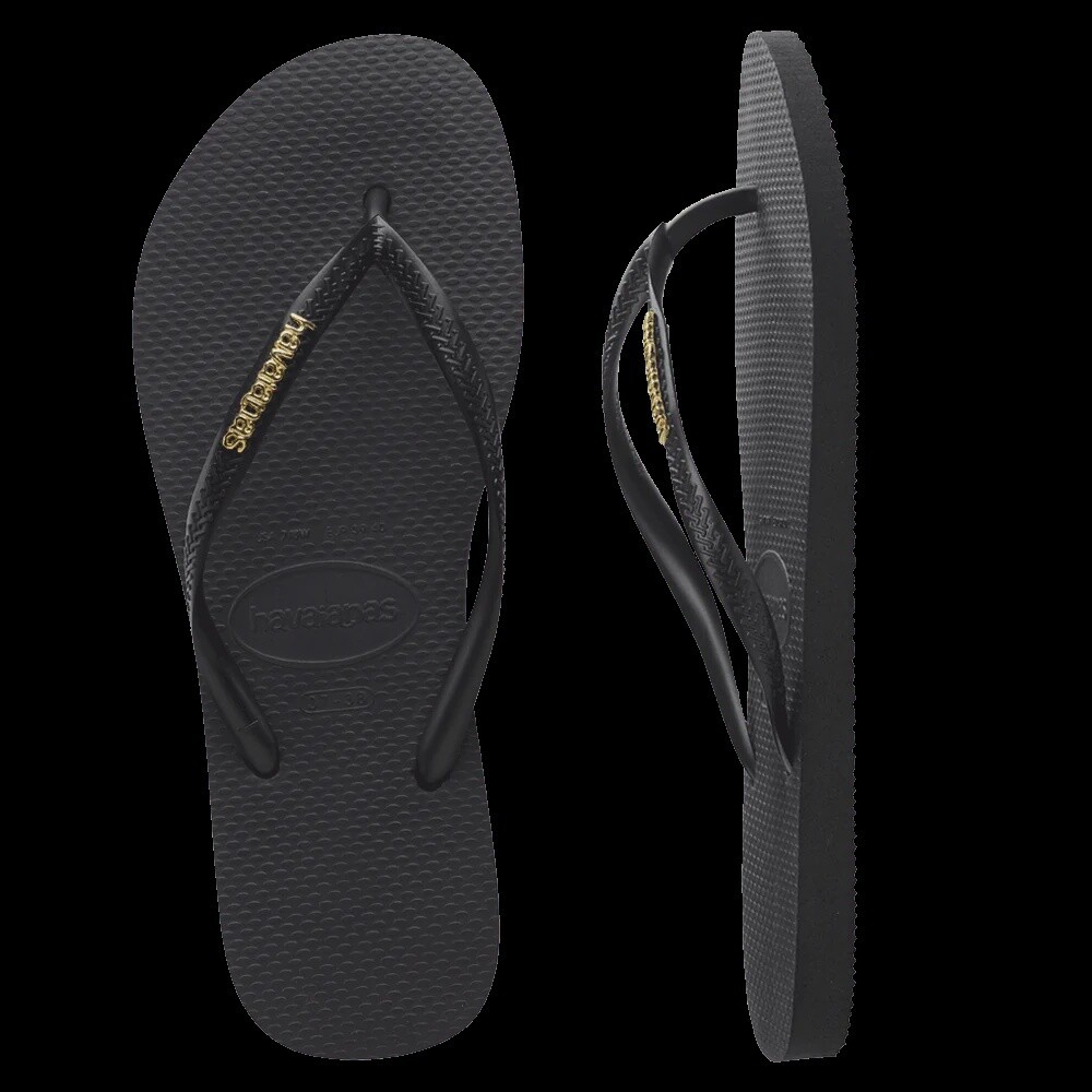 Slim Metal Logo Black/Gold