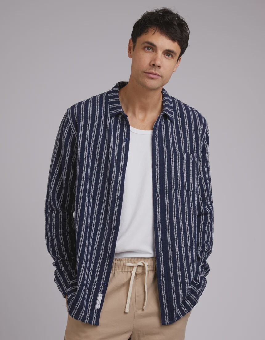 Coen Stripe LS Shirt