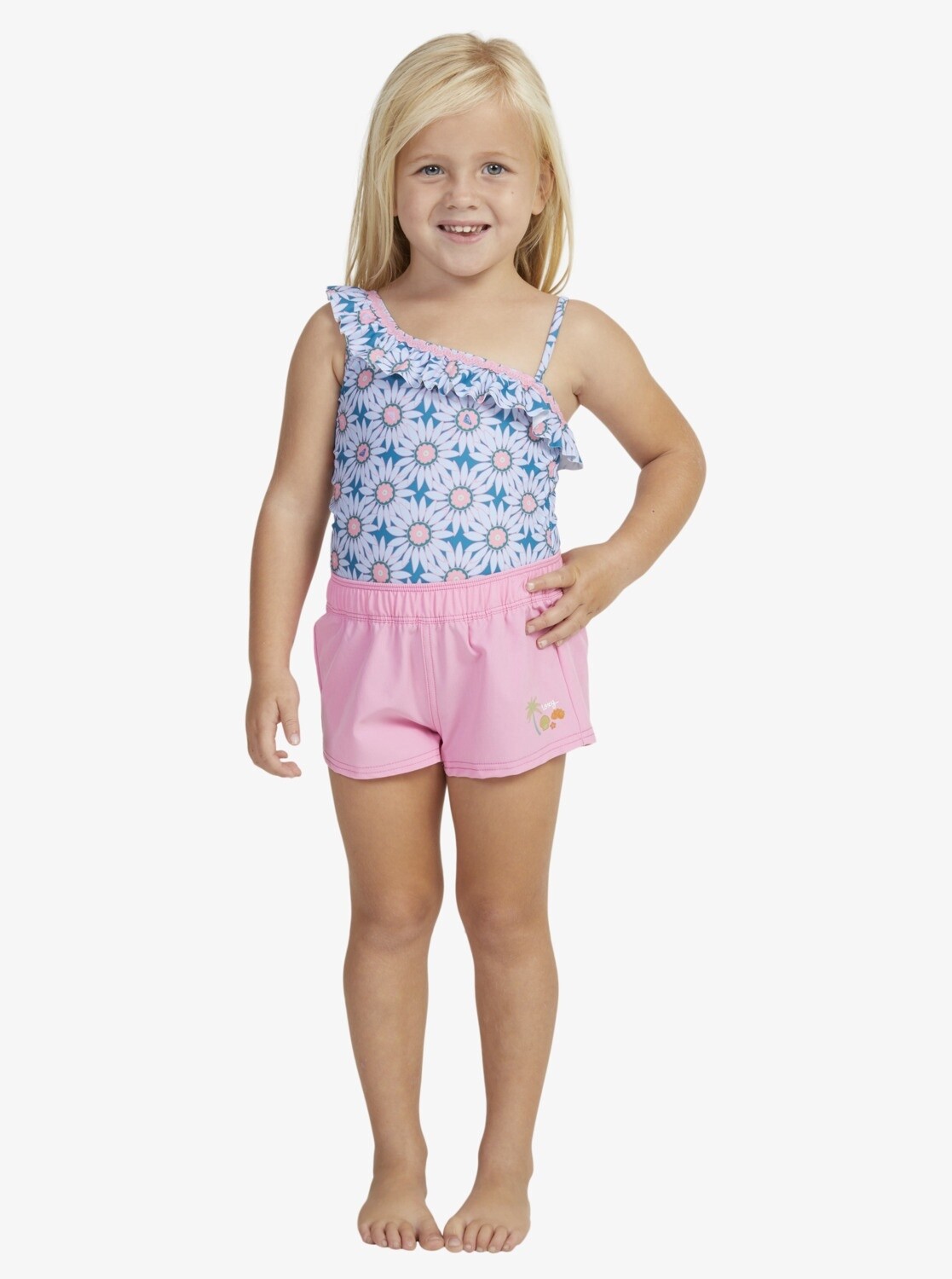 TW SOLID BOARDSHORT BASIC, Colour: SACHET PINK, Size: 2
