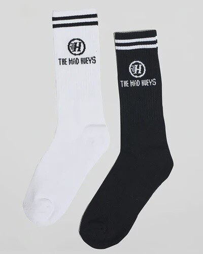 HUEYS LIFE | SOCKS - MULTI, Colour: MULTI, Size: ONE SIZE