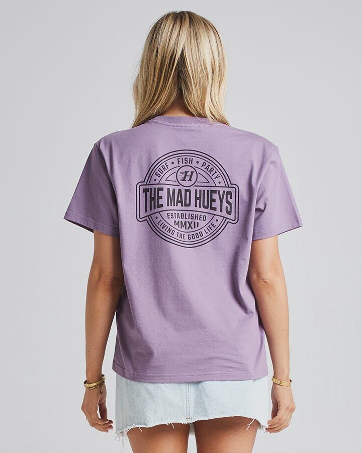 HUEYS LIFE | WOMENS SS TEE - GRAPE